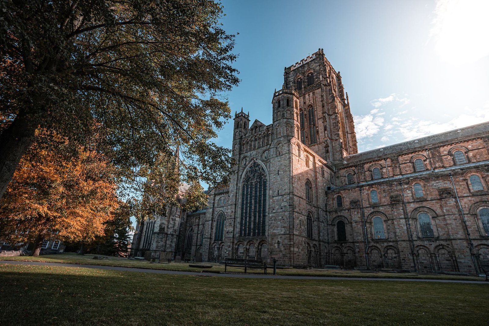 Durham Cathedral rising above the historic city