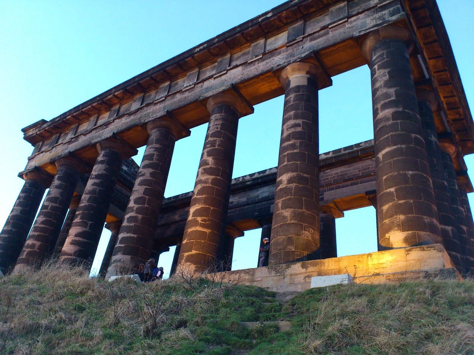 Penshaw Monument on its hilltop near Houghton-le-Spring